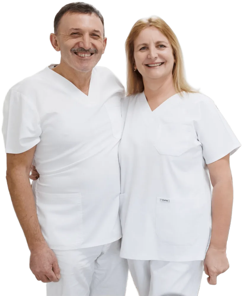 Dr. Ion Fîntînă și Olga Fîntînă — echipa Fintina Dental din Edineț